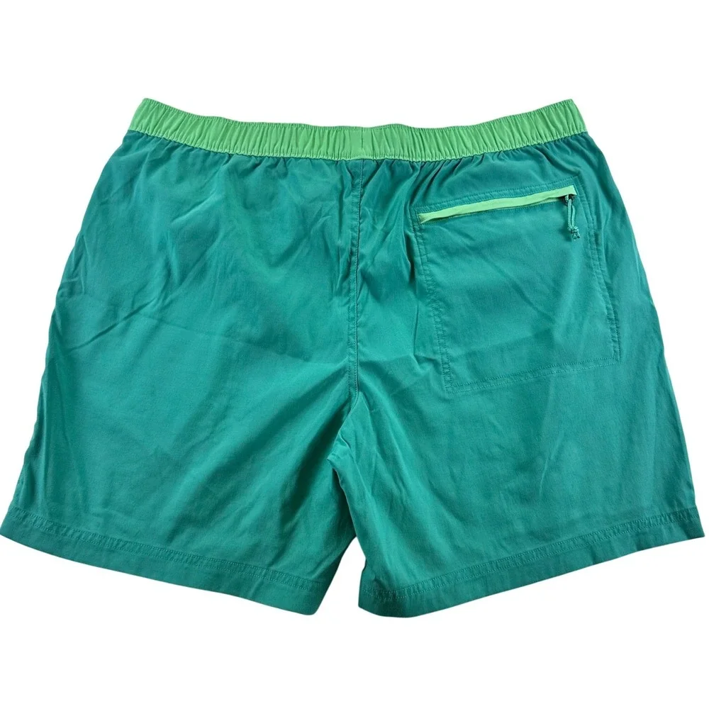 The North Face Mens Class V Pull-On Shorts Teal Green XL NF0A5A5X FlashDry